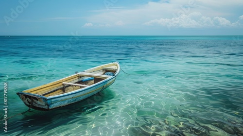 Sailing boat in the sea 