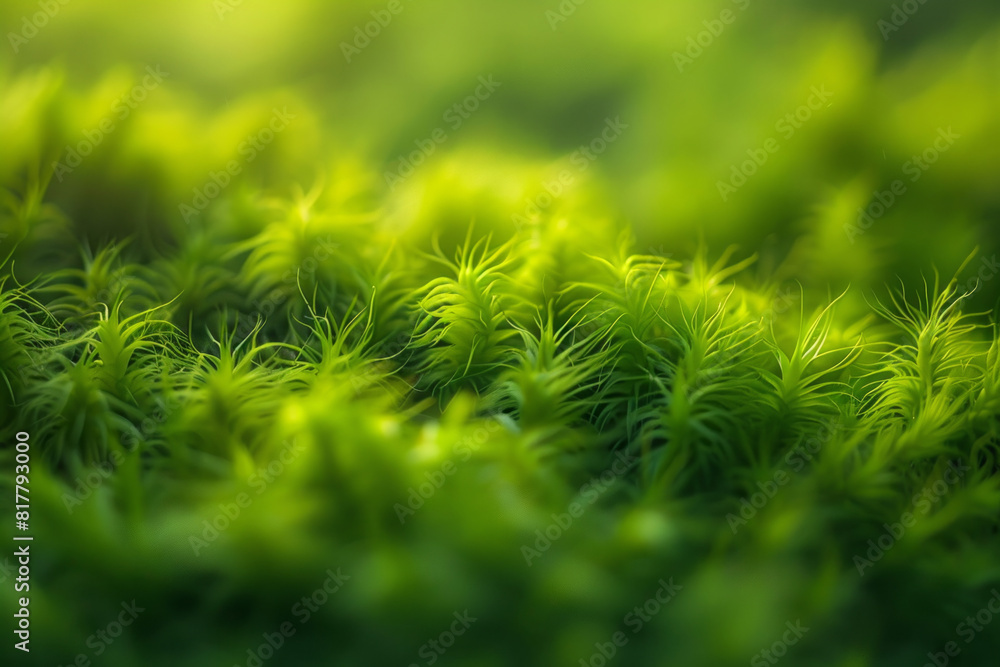 A detailed close-up of tree moss, showcasing its soft, velvety texture and vibrant green color. A detailed close-up of tree moss, showcasing its soft, velvety texture and vibrant green color.