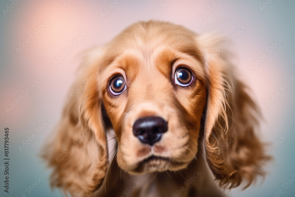 Captivating Close-Up of a Cocker Spaniel Puppy Captivating Close-Up of a Cocker Spaniel Puppy