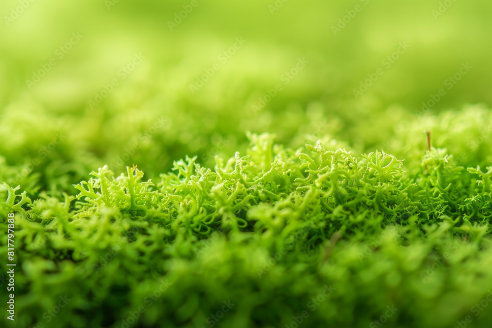 A detailed close-up of tree moss, showcasing its soft, velvety texture and vibrant green color. A detailed close-up of tree moss, showcasing its soft, velvety texture and vibrant green color.