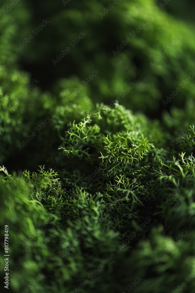 A detailed close-up of tree moss, showcasing its soft, velvety texture and vibrant green color. A detailed close-up of tree moss, showcasing its soft, velvety texture and vibrant green color.