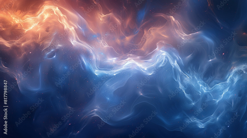 Fototapeta premium Super nova. Abstract natural backgrounds. AI generated