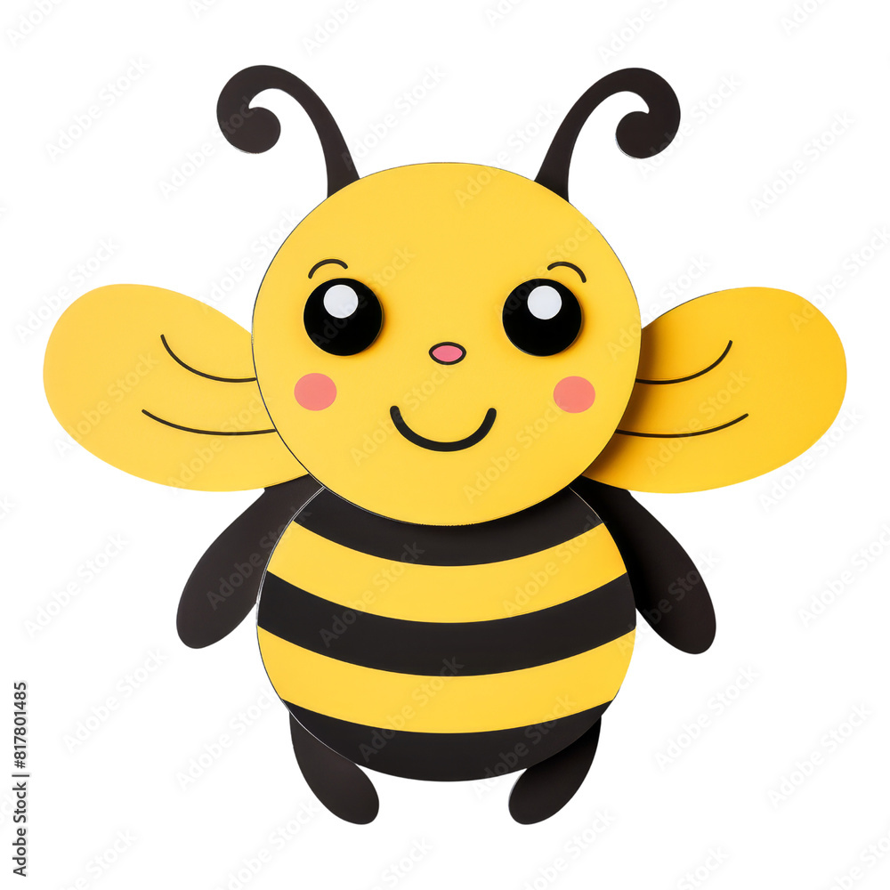 Obraz premium PNG of a buzzing bumblebee with a clear, transparent background.