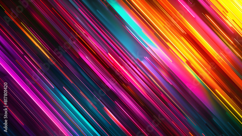 Rainbow line bokeh abstract background ,Abstract colorful aurora with light glister background ,rainbow background with some smooth lines