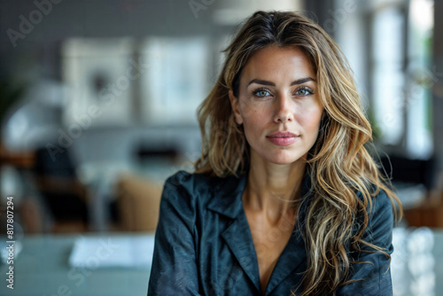 Confident Female CEO looking at camera