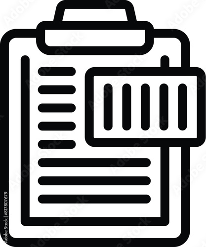 Small business fail icon outline vector. Poor marketing strategy. Startup failure collapse