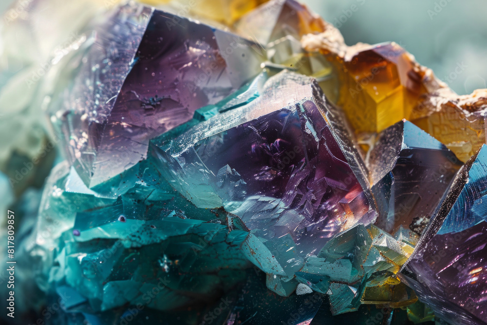 A detailed close-up of a piece of raw gemstone, highlighting its natural texture and vibrant colors. A detailed close-up of a piece of raw gemstone, highlighting its natural texture and vibrant colors.