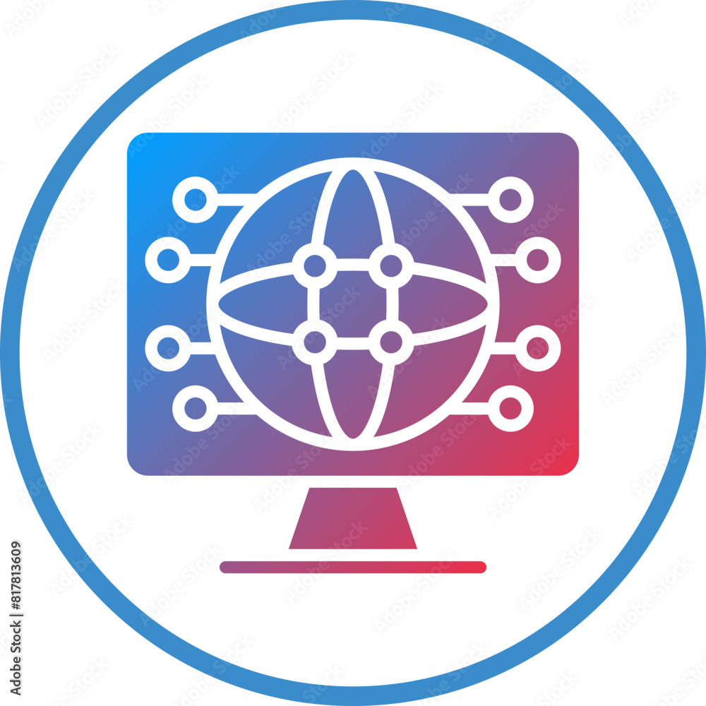 Cyberspace Icon Style Cyberspace Icon Style