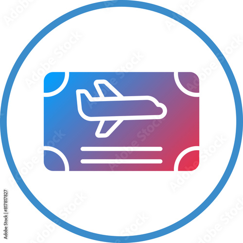Frequent Flyer Program Icon Style