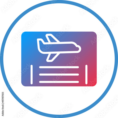 Frequent Flyer Program Icon Style
