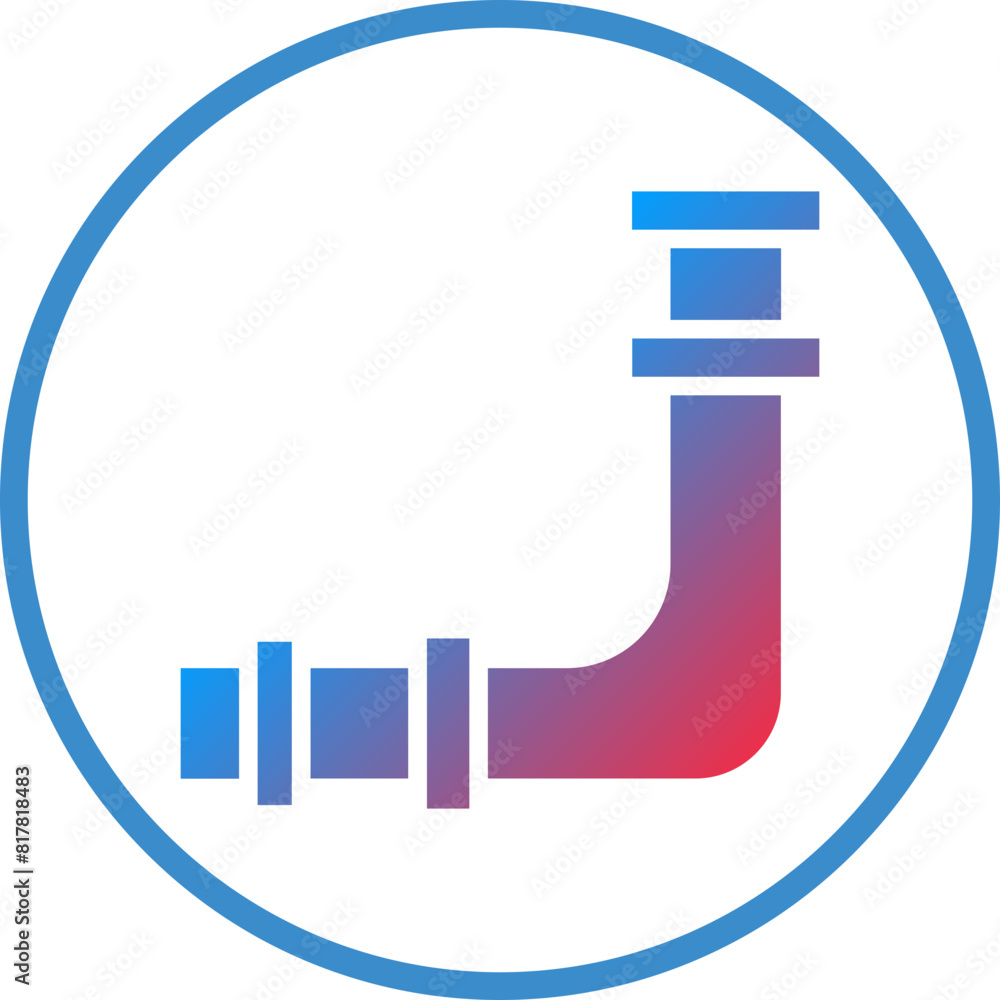 Gas Pipe Leak Icon Style Gas Pipe Leak Icon Style