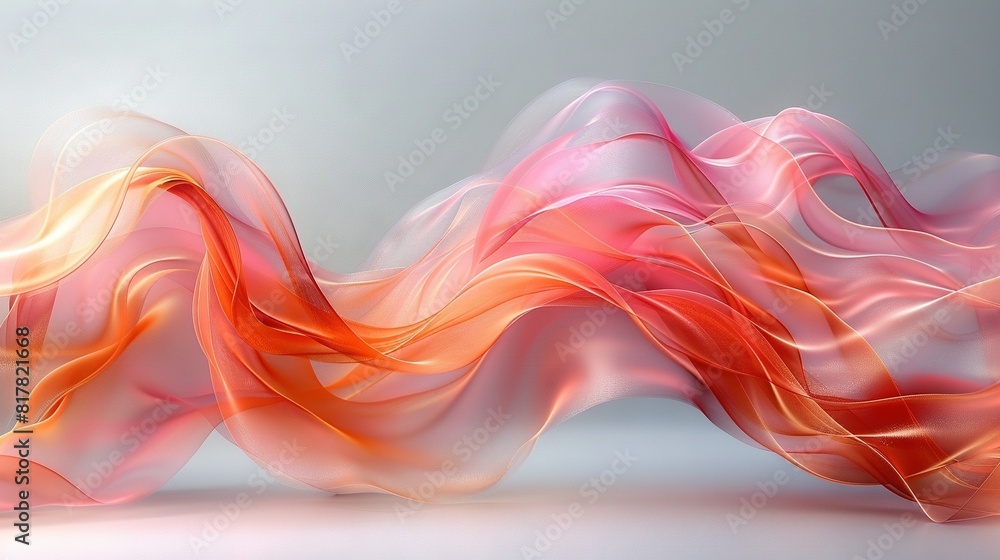 Red-orange smoke on gray background with blue sky Red-orange smoke on gray background with blue sky