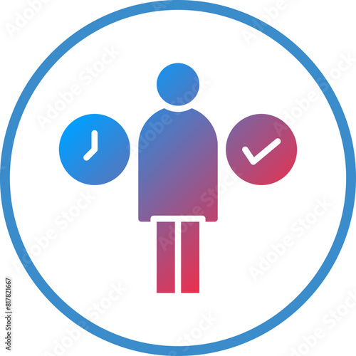 Alone Time Icon Style