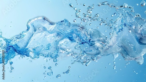    water splashing on a body of water against a blue sky backdrop