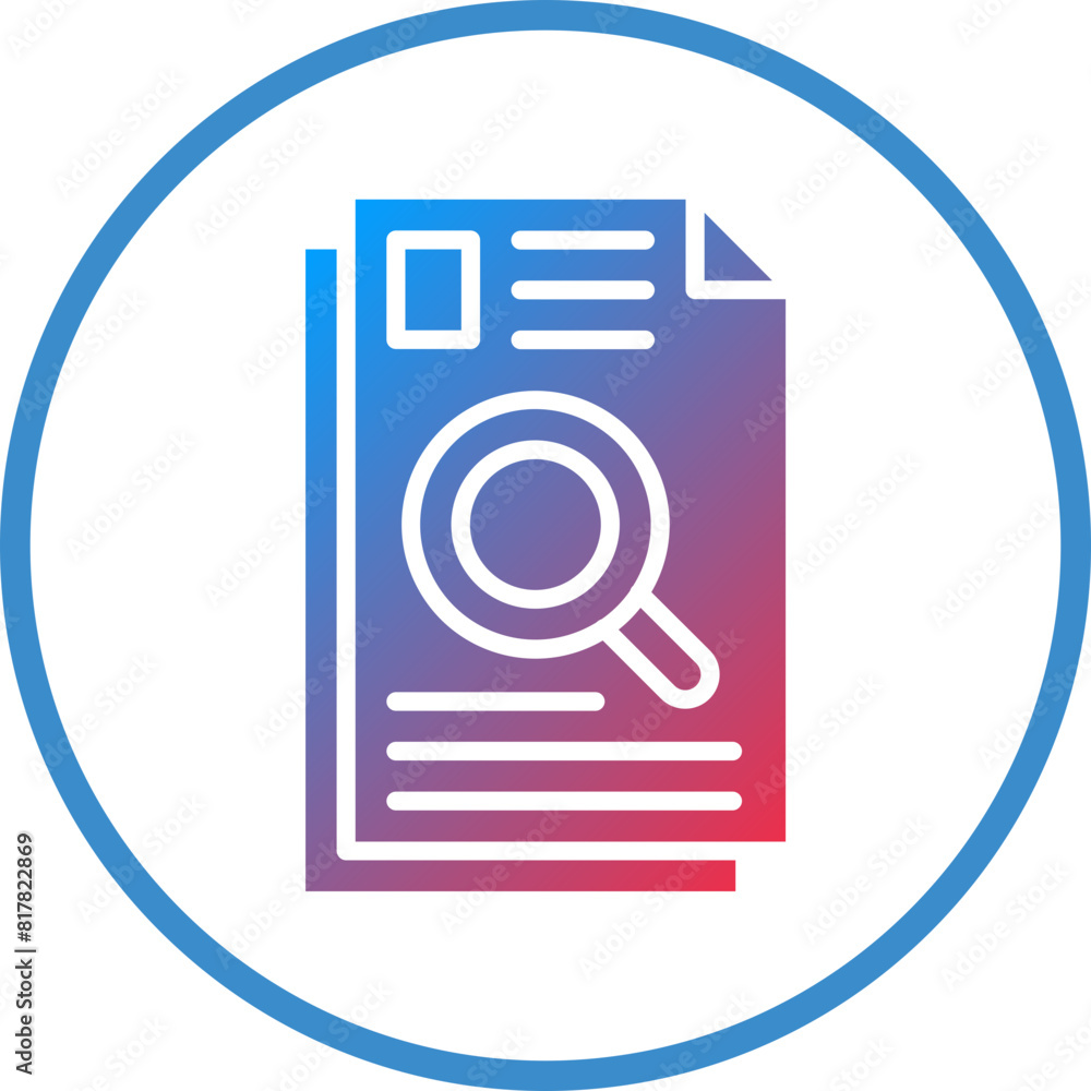 Research Icon Style Research Icon Style