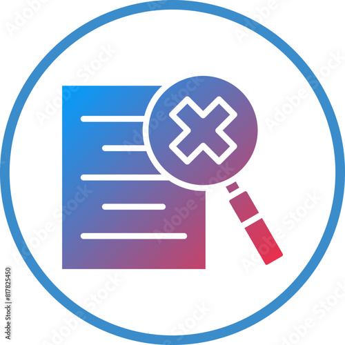 Data Infringement Icon Style