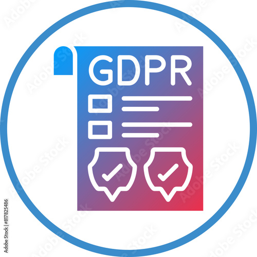 Gdpr Policy Icon Style