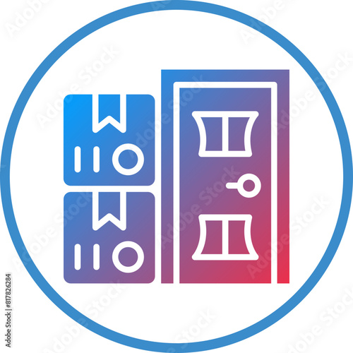 Delivery On Doorstep Icon Style