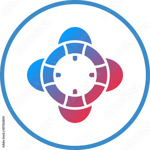 Life Preserver Icon Style