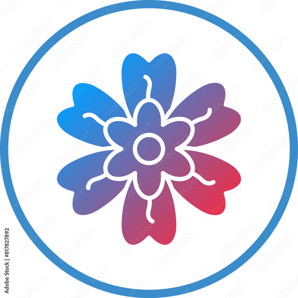 Alpine Forget Me Not Icon Style Alpine Forget Me Not Icon Style