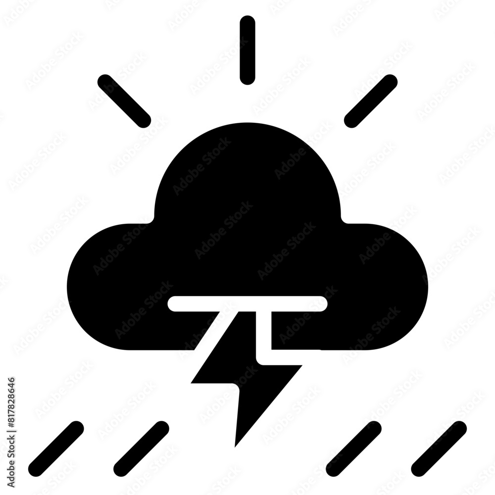 thunderstorm glyph
thunderstorm glyph