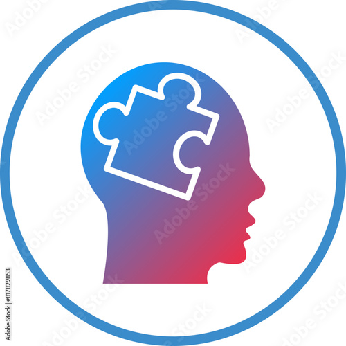 Mental Disorder Icon Style