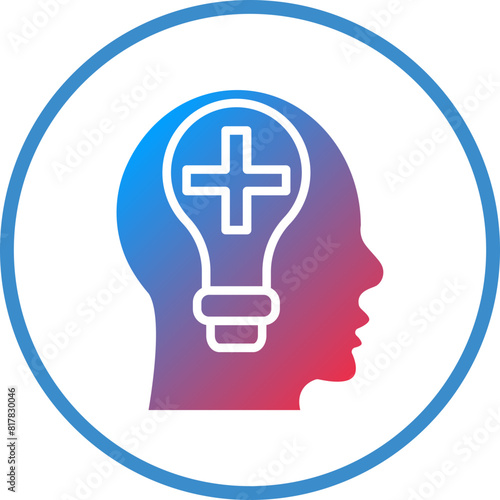 Positive Thinking Icon Style