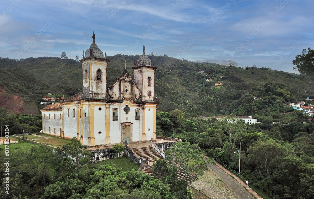 Sao Francisco de Paula Catholic Church in Ouro Preto, Minas Gerais State, Brazil. Sao Francisco de Paula Catholic Church in Ouro Preto, Minas Gerais State, Brazil.
