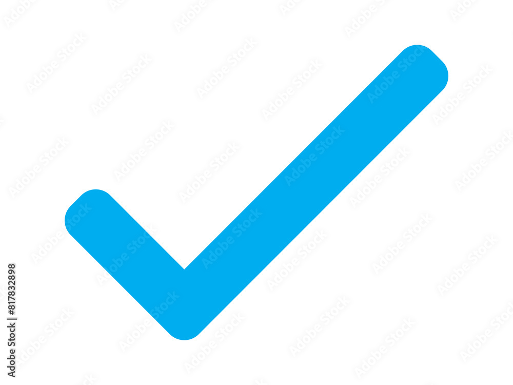 Blue check mark Blue check mark