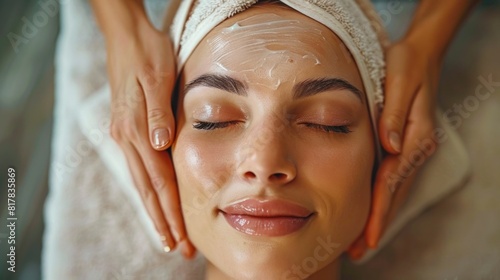 Gentle Facial Massage Techniques Showcasing the Expertise of Cosmetology Professionals