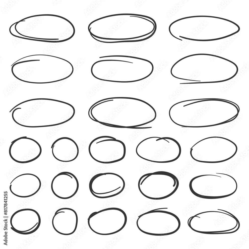 Circle line sketch icon in hand drawn style. Circular scribble doodle vector illustration on isolated background. Pencil or pen bubble sign business concept. Circle line sketch icon in hand drawn style. Circular scribble doodle vector illustration on isolated background. Pencil or pen bubble sign business concept.