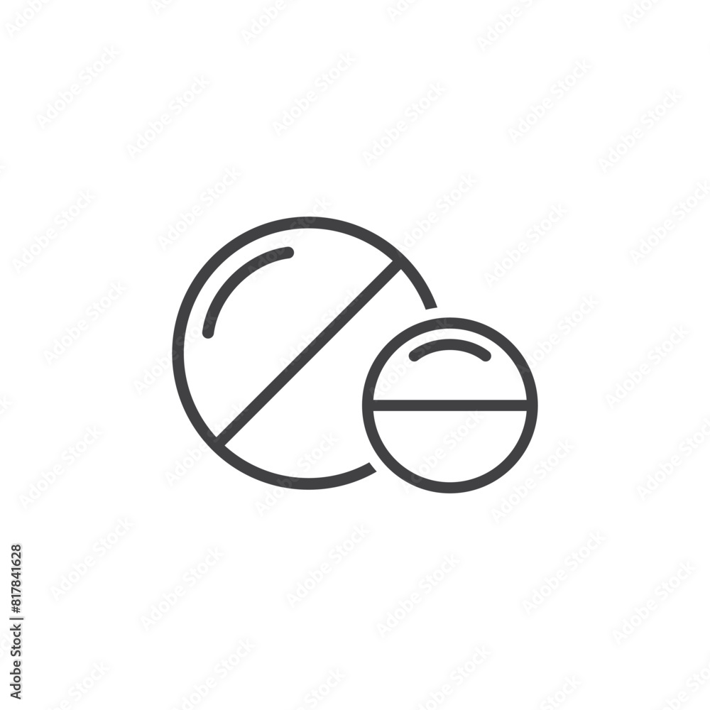 Pills capsules icon in flat style. Medical tablet vector illustration on isolated background. Healthcare drug sign business concept. Pills capsules icon in flat style. Medical tablet vector illustration on isolated background. Healthcare drug sign business concept.