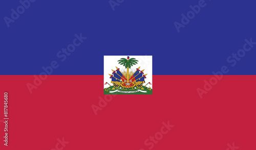 Illustration of the flag of Haiti