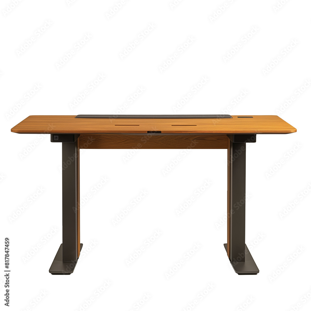 Height-adjustable workstation PNG transparent desktop table Height-adjustable workstation PNG transparent desktop table