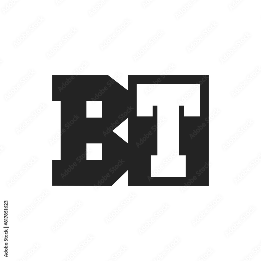 Initial Letter BT Logo Design Template. BT Logo Initial Letter BT Logo Design Template. BT Logo