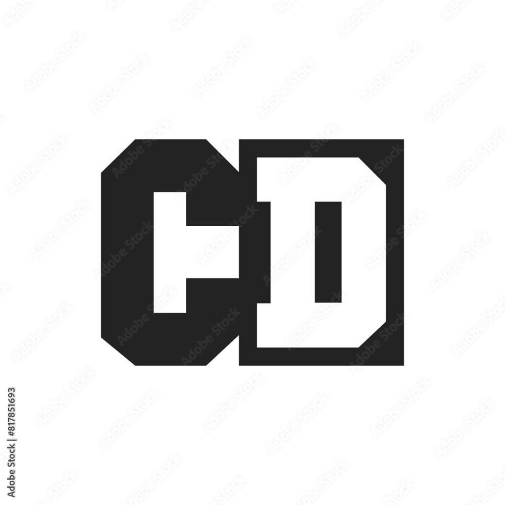 Initial Letter CD Logo Design Template. CD Logo Initial Letter CD Logo Design Template. CD Logo