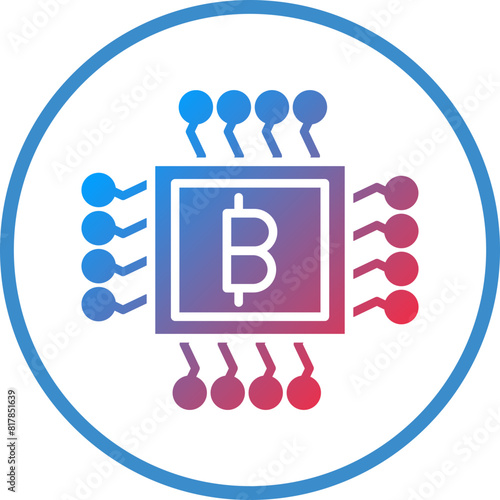 Mining Farm Icon Style