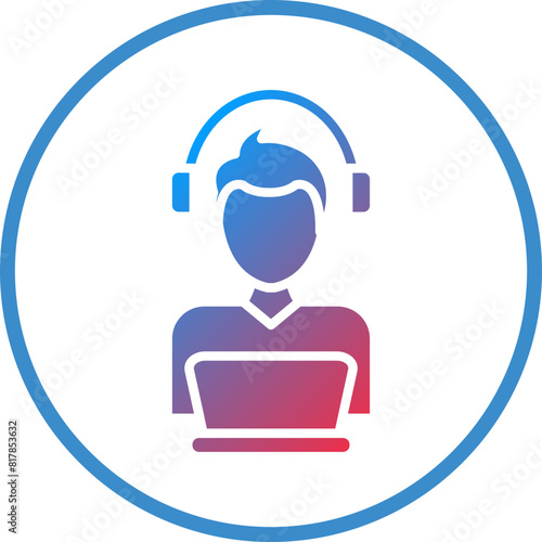 Relax Work Icon Style