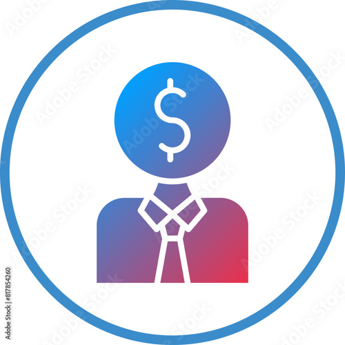 Junior Sales Rep Icon Style