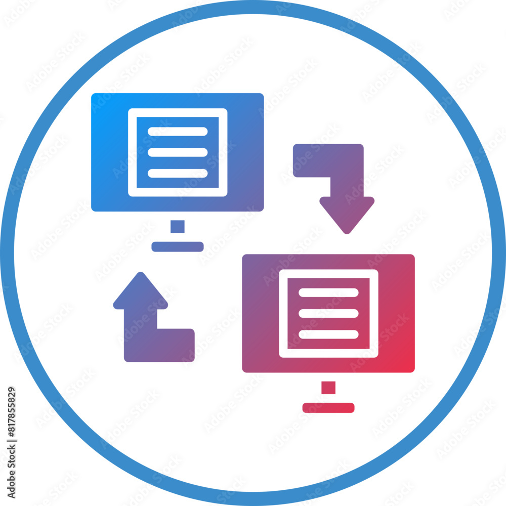 Data Transfer Icon Style Data Transfer Icon Style