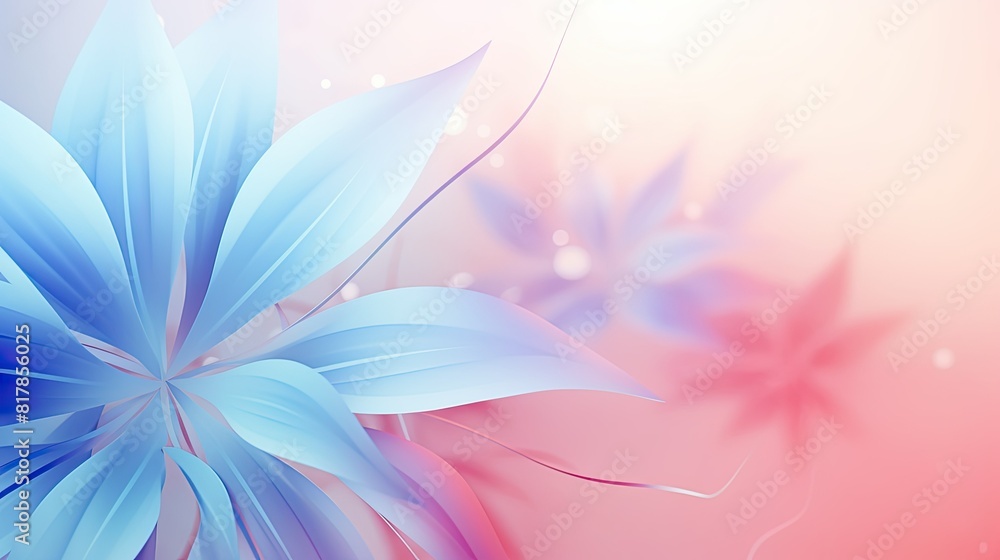 Soft gradient background with blurred floral elements Soft gradient background with blurred floral elements