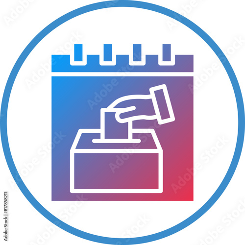 Election Day Icon Style