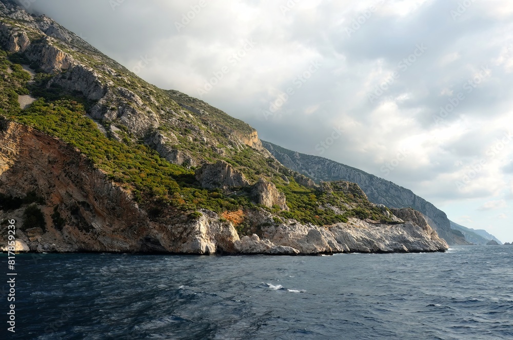 Shoreline of Mount Athos , Greece Shoreline of Mount Athos , Greece