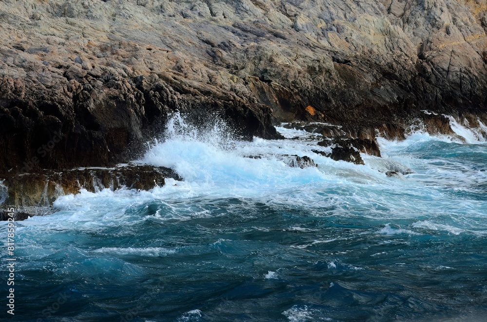Beautiful Shoreline of Mount Athos , Greece Beautiful Shoreline of Mount Athos , Greece