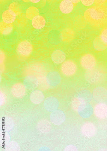 Yellow bokeh effect background for banner, poster, celebrations and various design works