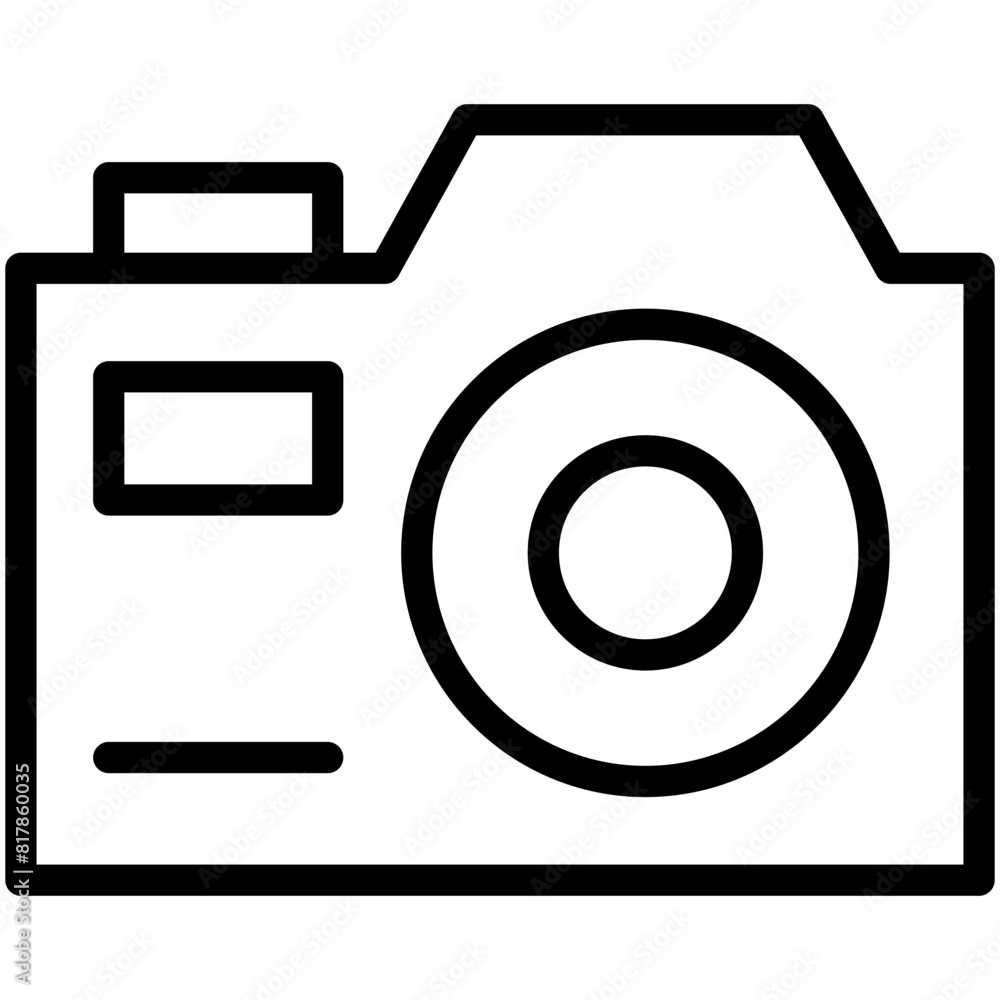 camera line icon