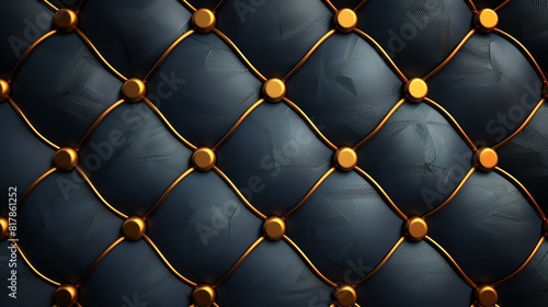 Elegant geometric pattern with gold accents  dark background and luxurious feel