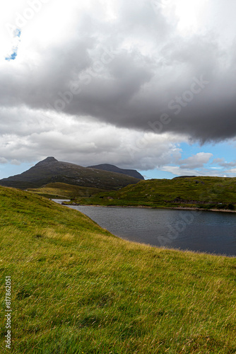 The assynt ruins of Ardvreck castle