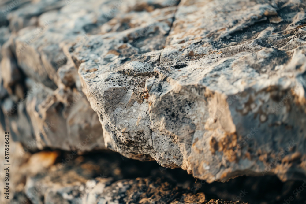 A close-up of a piece of rough-hewn stone, showcasing its natural texture and rugged beauty. A close-up of a piece of rough-hewn stone, showcasing its natural texture and rugged beauty.