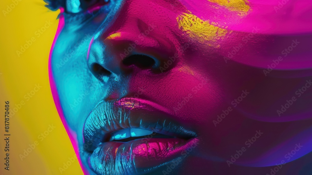 Vibrant gradient with yellow and pink tones Vibrant gradient with yellow and pink tones